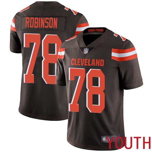 Cleveland Browns Greg Robinson Youth Brown Limited Jersey #78 NFL Football Home Vapor Untouchable->youth nfl jersey->Youth Jersey